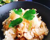 炊飯器で簡単！あさりと生姜の炊き込みご飯作り方5写真