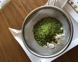 抹茶とホワイトチョコのブラウニー風作り方2写真