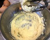 抹茶とホワイトチョコのブラウニー風作り方6写真