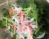 三つ葉とトマトのサラダ作り方4写真