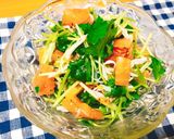 三つ葉とトマトのサラダ作り方5写真