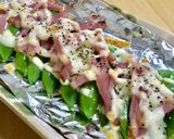 簡単♡スナップエンドウのチーズ焼き♬作り方5写真