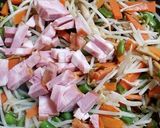 ヤマドリタケモドキと野菜等の旨い油炒め作り方8写真