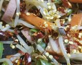ヤマドリタケモドキと野菜等の旨い油炒め作り方11写真