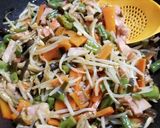 ヤマドリタケモドキと野菜等の旨い油炒め作り方12写真