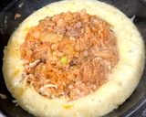 フライパンでチーズたっぷりキムチ炒飯♪作り方13写真