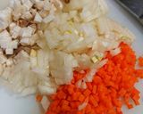 簡単♪合挽き肉でそぼろ丼作り方1写真