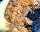 フライパンでチーズたっぷりキムチ炒飯♪作り方14写真