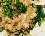 納豆＆ベビーリーフのサッと胡麻炒め作り方3写真