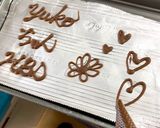 無印の特大バウムで♡サプライズケーキ作り方6写真