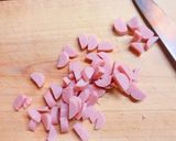 朝食！ソーセージ入りチーズホットケーキ作り方3写真
