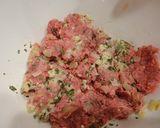 パセリたっぷりハンバーグ☆卵不使用作り方4写真