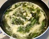 塩ラーメン粉末スープ使用わかめスープ作り方5写真