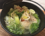 白菜バラ肉煮込みうどん➕塩旨ちょい辛味作り方6写真