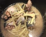 サバ缶と生姜と緑茶で！健康炊き込みご飯作り方2写真