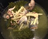 サバ缶と生姜と緑茶で！健康炊き込みご飯作り方3写真