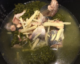 サバ缶と生姜と緑茶で！健康炊き込みご飯作り方3写真