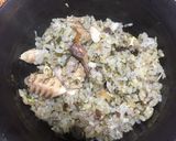 サバ缶と生姜と緑茶で！健康炊き込みご飯作り方4写真