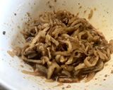 鶏皮の焼肉のたれ和え作り方4写真