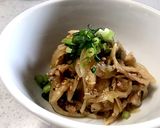 鶏皮の焼肉のたれ和え作り方6写真