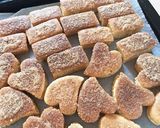 バレンタイン☆ハートのホットケーキラスク作り方8写真