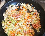 実はたっぷり野菜入り♪オムライス作り方3写真