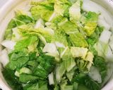 白菜とチンゲン菜のツナのポン酢和え作り方1写真