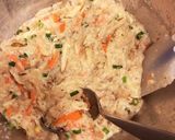 大和芋と鶏胸ひき肉のふわふわ焼き作り方2写真