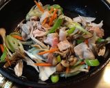 豆腐ステーキ～肉野菜餡かけ作り方3写真