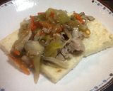 豆腐ステーキ～肉野菜餡かけ作り方7写真