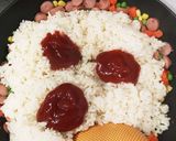 半熟卵の包まないオムライス作り方2写真