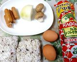 簡単に包める包まないオムライス!作り方1写真