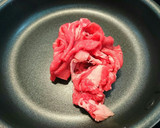 旨っ♥のっけトースト（牛肉のカレー炒め）作り方3写真