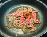 旨っ♥のっけトースト（牛肉のカレー炒め）作り方4写真