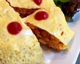 ケーキスタイルオムライス作り方4写真