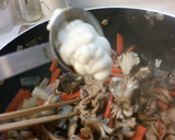 舞茸と豚肉のオイマヨ炒め。作り方7写真