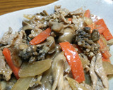 舞茸と豚肉のオイマヨ炒め。作り方8写真