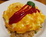 薄焼き卵をのせるケチャップライス作り方4写真