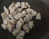 すき焼きのタレで♪簡単、ピリ辛コンニャク作り方5写真