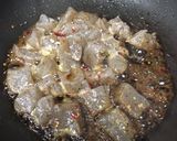 すき焼きのタレで♪簡単、ピリ辛コンニャク作り方8写真