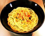 簡単!和風納豆スープパスタ作り方8写真