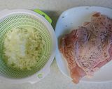 鶏むね肉のステーキ、玉ねぎソース作り方1写真