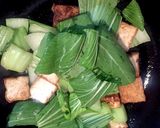 厚揚げとチンゲンサイの中華煮作り方5写真
