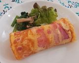 ベーコンロールオムライス♪作り方5写真