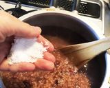 おめでとうお粥、圧力鍋で炊きます作り方9写真