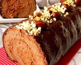 愛情たっぷり♡魅惑の生チョコロールケーキ作り方12写真