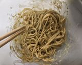 簡単♪のり佃煮クリームパスタ作り方2写真