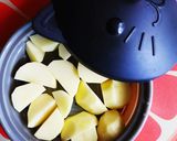 じゃが芋とネギの酒盗ソテー作り方1写真