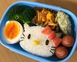 キティーちゃん♪キャラ弁♪簡単♪作り方3写真