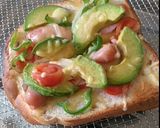 ピザ風〜エッグホットサンド作り方4写真